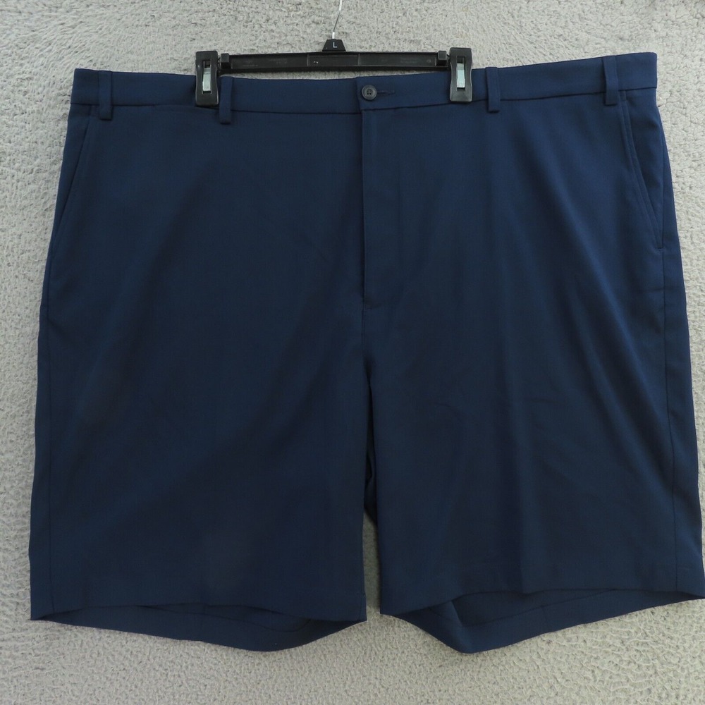 Roundtree & Yorke Shorts Mens 50 Big BlueGolf Shorts Pockets Performance